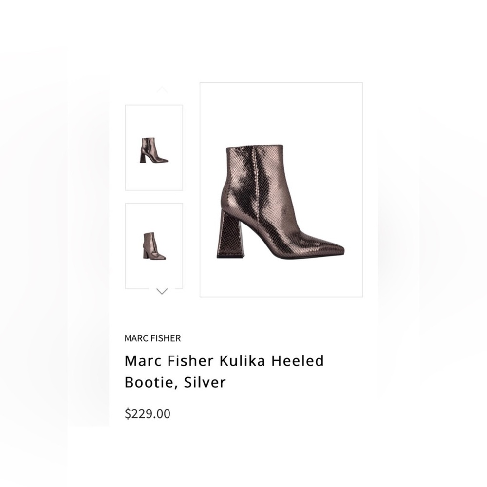 Marc Fisher Boots Heels - new in box - retail $229